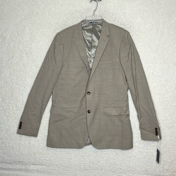 Lands' End Other - NWT Lands End Khaki Comfort Year’rounder Tailored Suit Jacket Size 40L Long